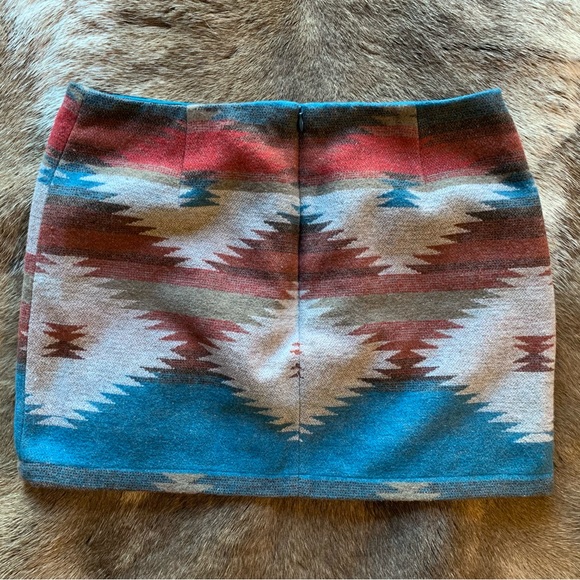 American Eagle Wool Aztec Southwest Skirt - Picture 2 of 4